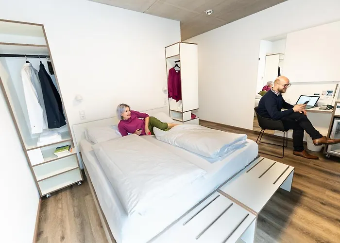 Schlafraum Schluesslberg-dein Smartes Hotel-contactless Check-in Hotel 3*